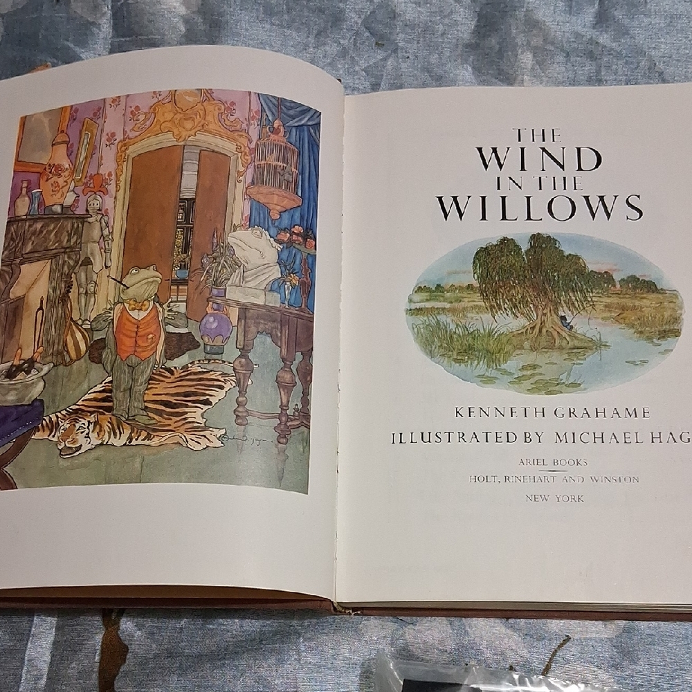 The Wind In The Willows Hard Cover 1980